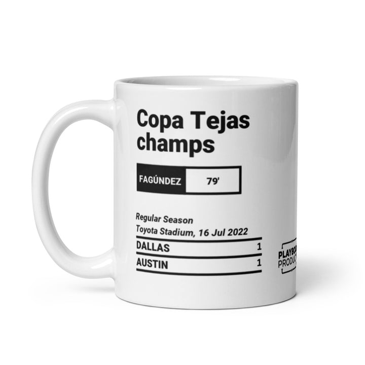 Austin Greatest Goals Mug: Copa Tejas champs (2022)