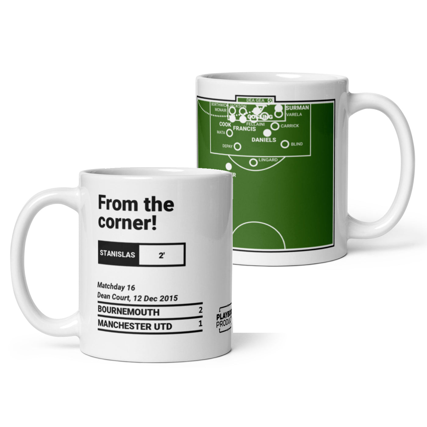 Bournemouth Greatest Goals Mug: From the corner! (2015)