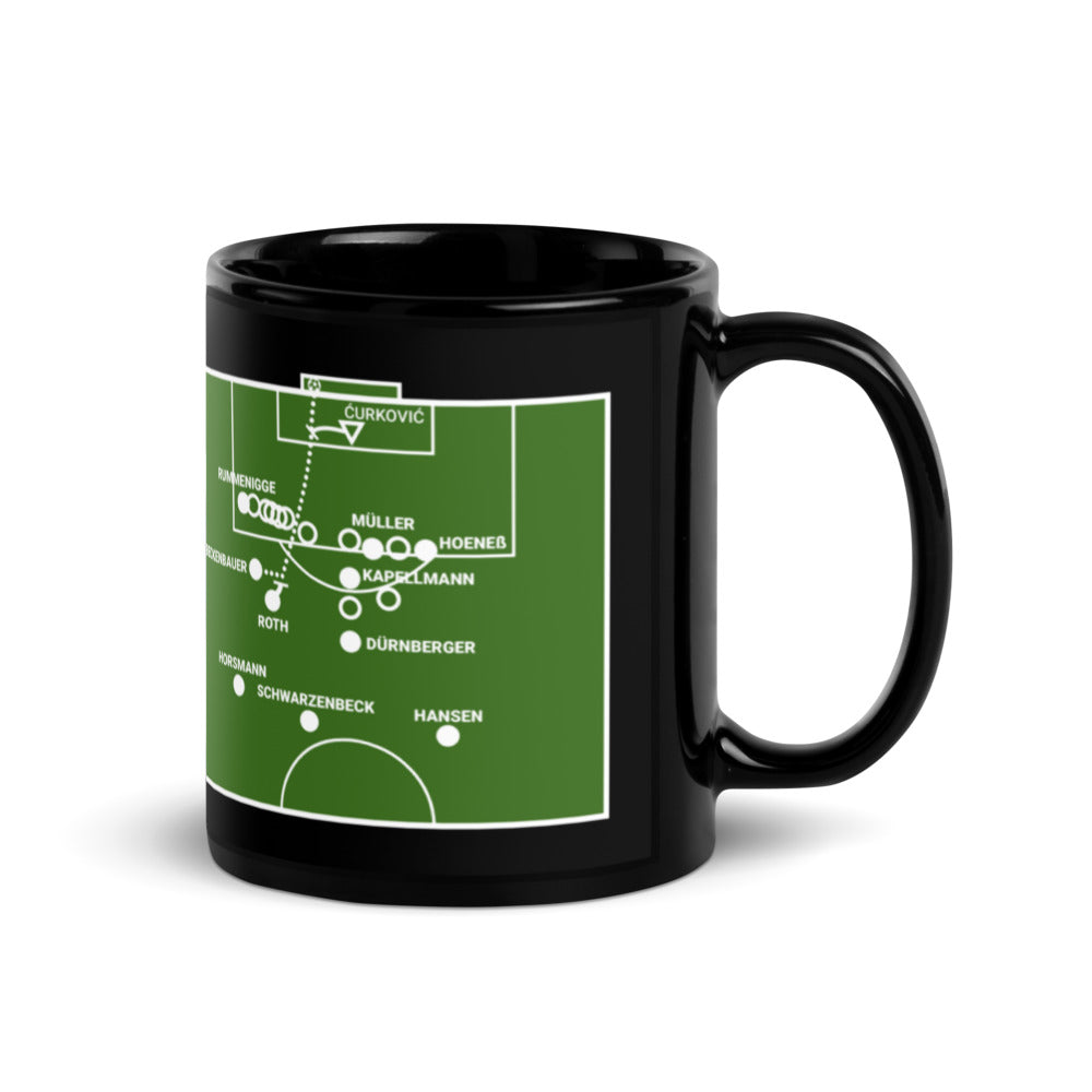 Bayern München Greatest Goals Mug: Third Consecutive (1976)