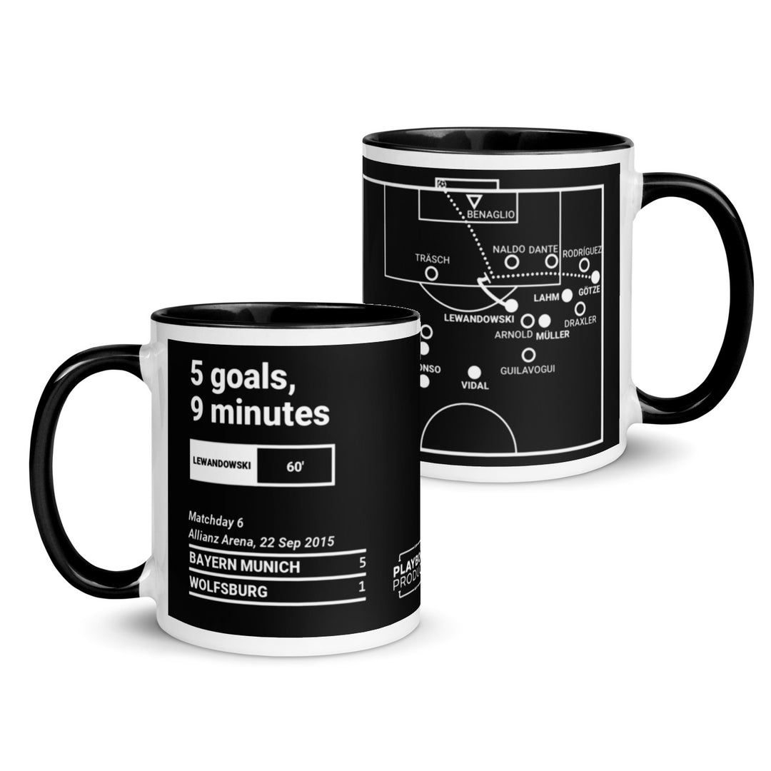 Bayern München Greatest Goals Mug: 5 goals, 9 minutes (2015)