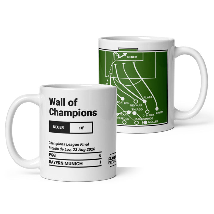 Bayern München Greatest Goals Mug: Wall of Champions (2020)