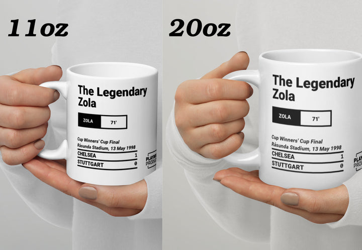 Chelsea Greatest Goals Mug: The Legendary Zola (1998)