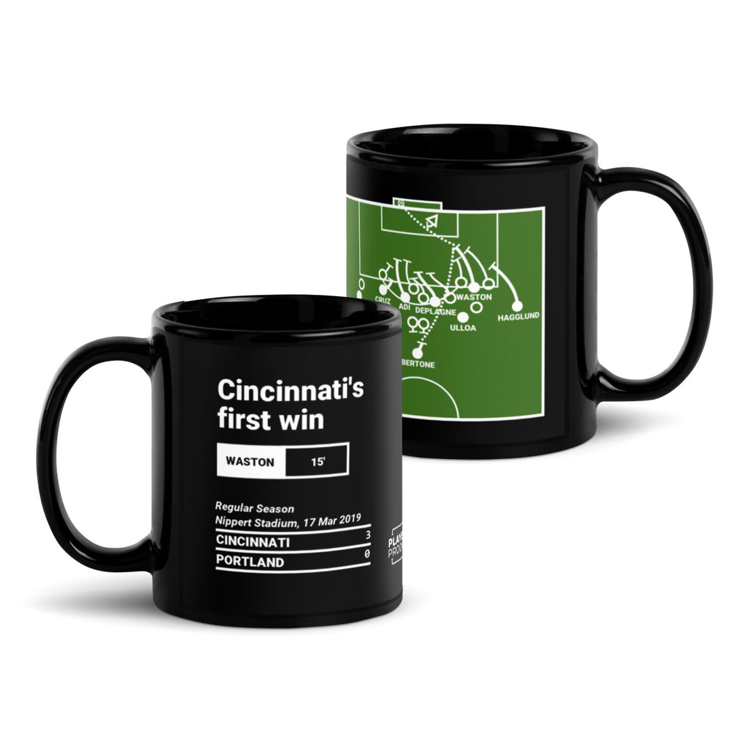 Cincinnati Greatest Goals Mug: Cincinnati's first win (2019)