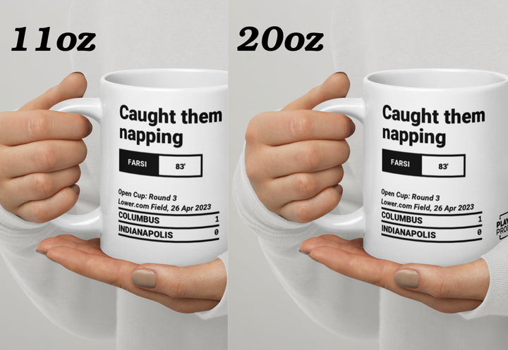 Columbus Crew Greatest Goals Mug: Caught them napping (2023)