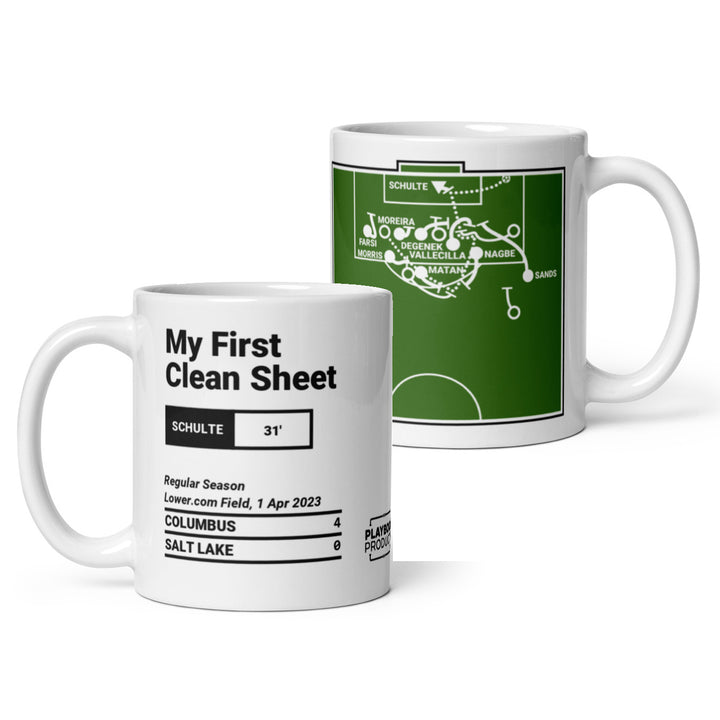 Columbus Crew Greatest Goals Mug: My First Clean Sheet (2023)
