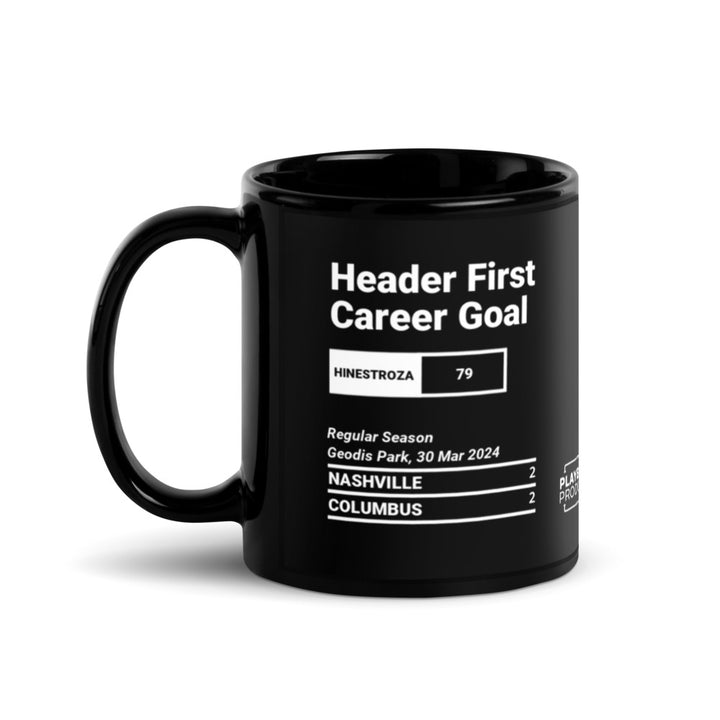 Columbus Crew Greatest Goals Mug: Header First Career Goal (2024)