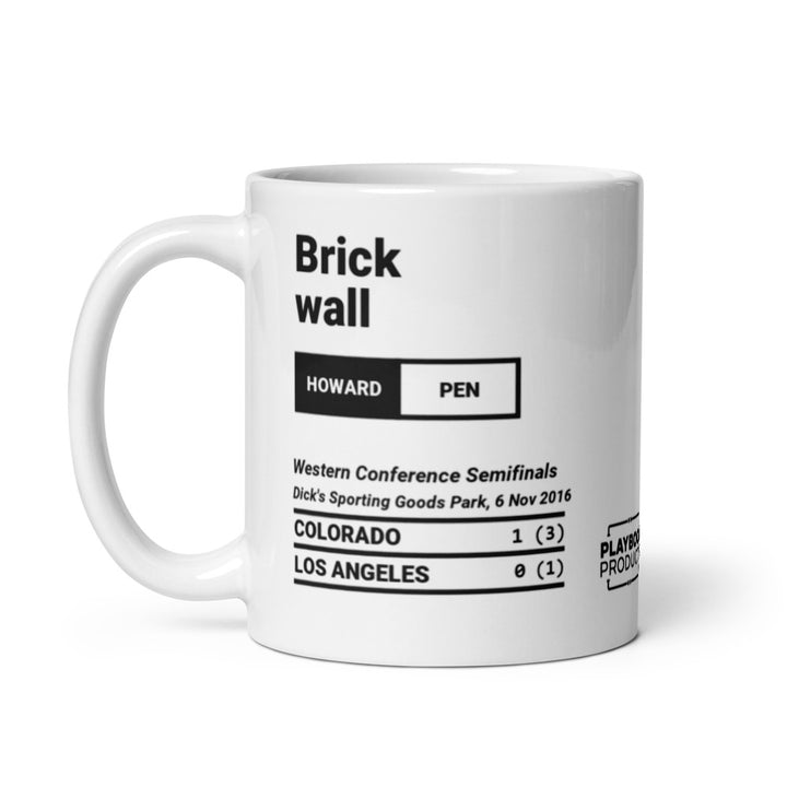 Greatest Colorado Rapids Goals Mug: Brick wall (2016)