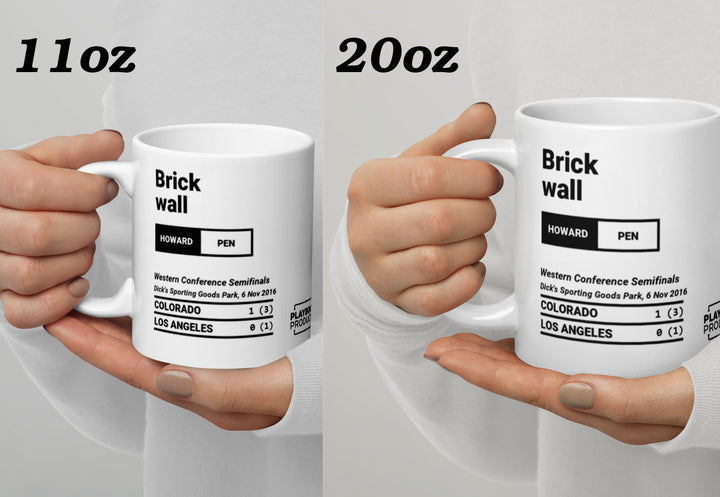 Greatest Colorado Rapids Goals Mug: Brick wall (2016)