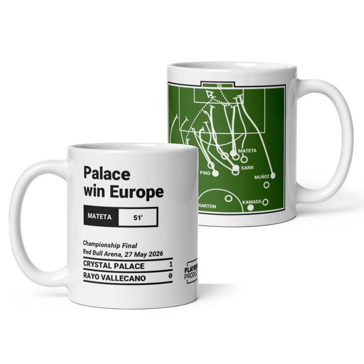 Crystal Palace Greatest Goals Mug: Palace win Europe (2026)
