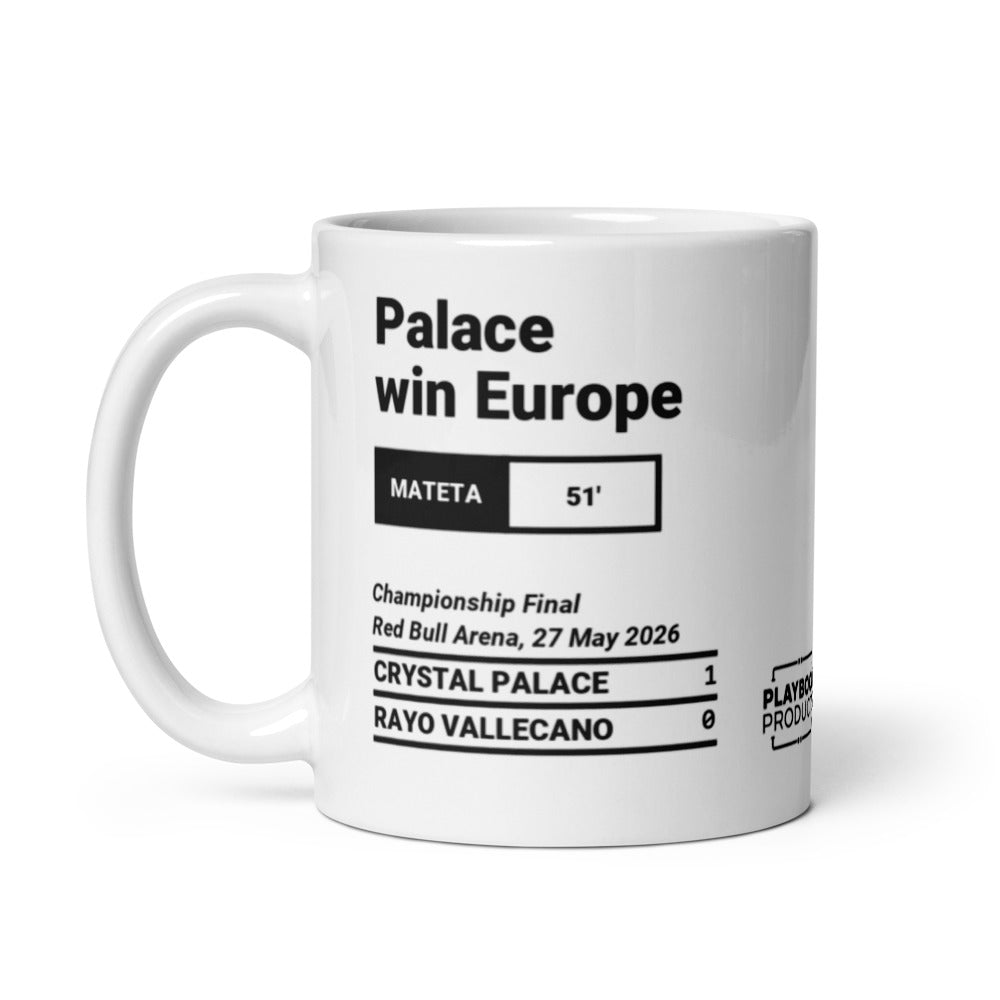 Crystal Palace Greatest Goals Mug: Palace win Europe (2026)