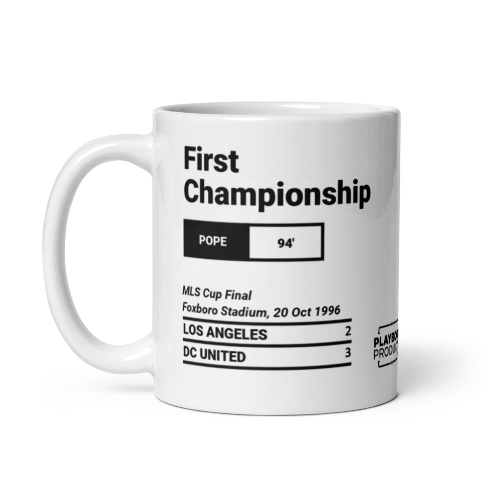 Greatest DC United Goals Mug: First Championship (1996)