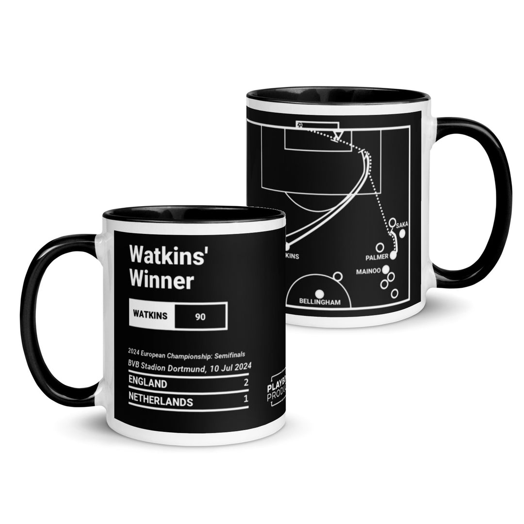 England National Team Greatest Goals Mug: Watkins' Winner (2024)