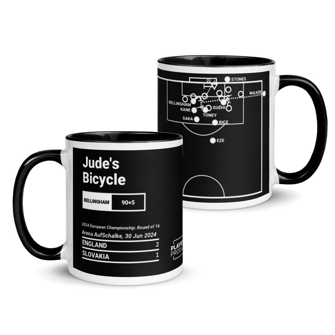 England National Team Greatest Goals Mug: Jude's Bicycle (2024)