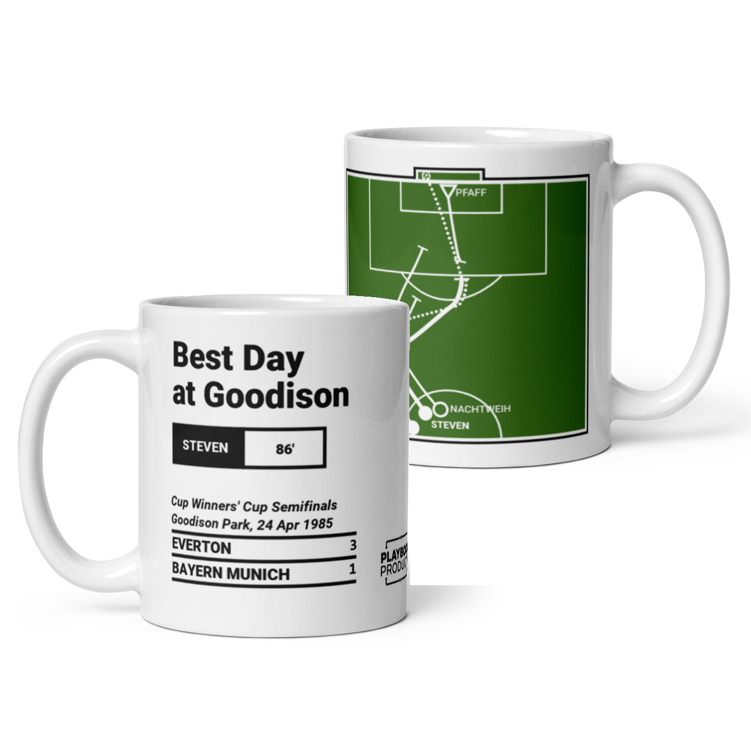 Everton Greatest Goals Mug: Best Day at Goodison (1985)