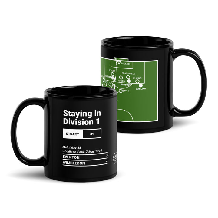 Everton Greatest Goals Mug: Staying In Division 1 (1994)