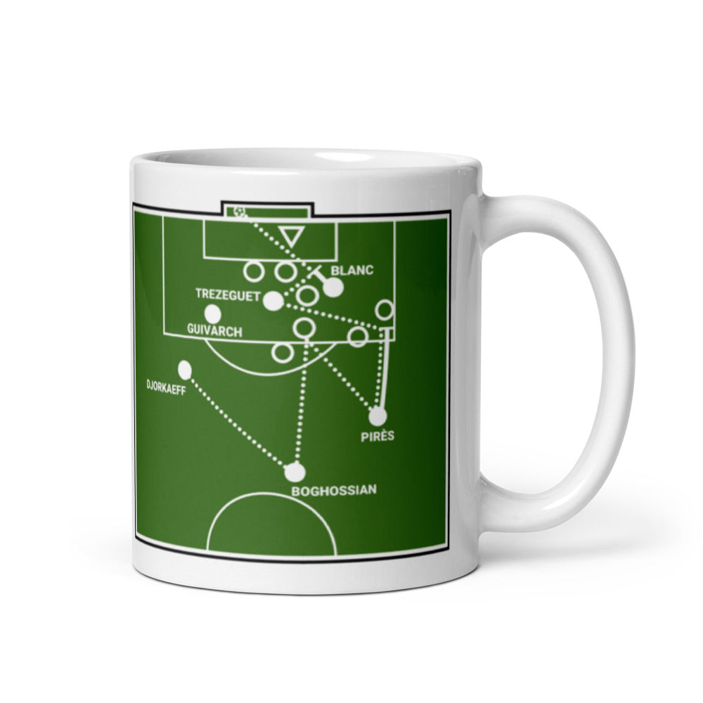 France National Team Greatest Goals Mug: Blanc finds the net (1998)