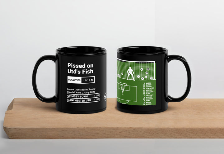 Grimsby Town Greatest Goals Mug: Pissed on Utd's Fish (2025)