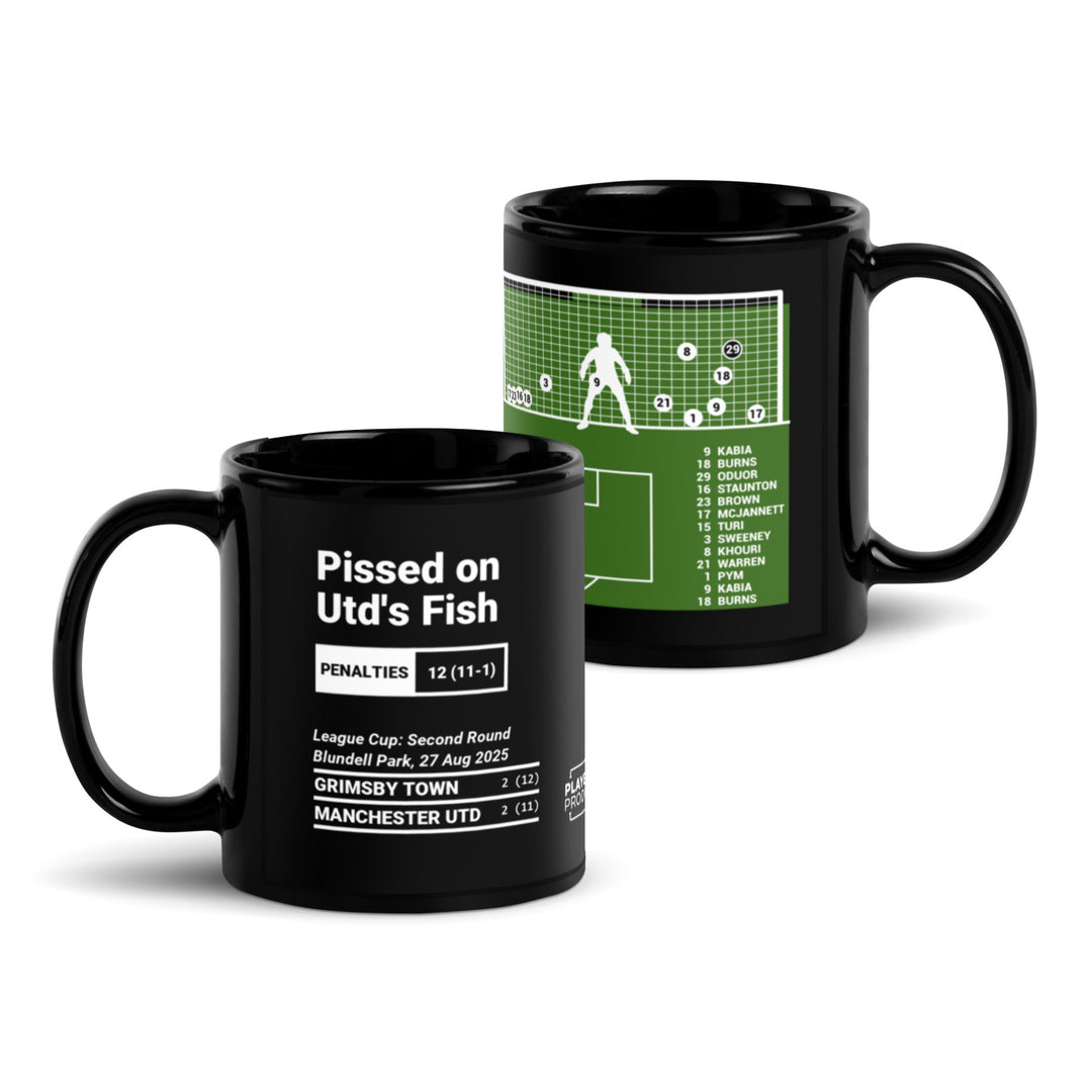 Grimsby Town Greatest Goals Mug: Pissed on Utd's Fish (2025)