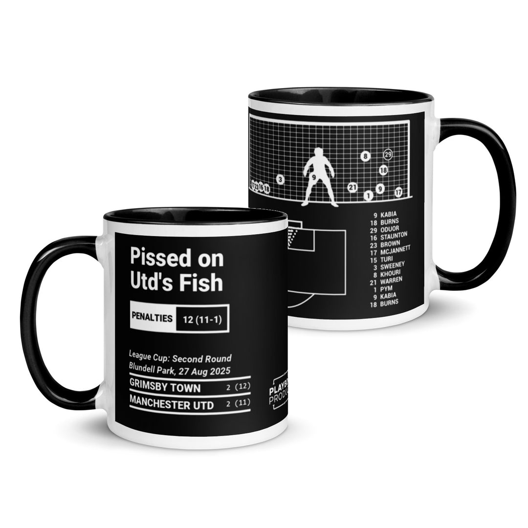 Grimsby Town Greatest Goals Mug: Pissed on Utd's Fish (2025)