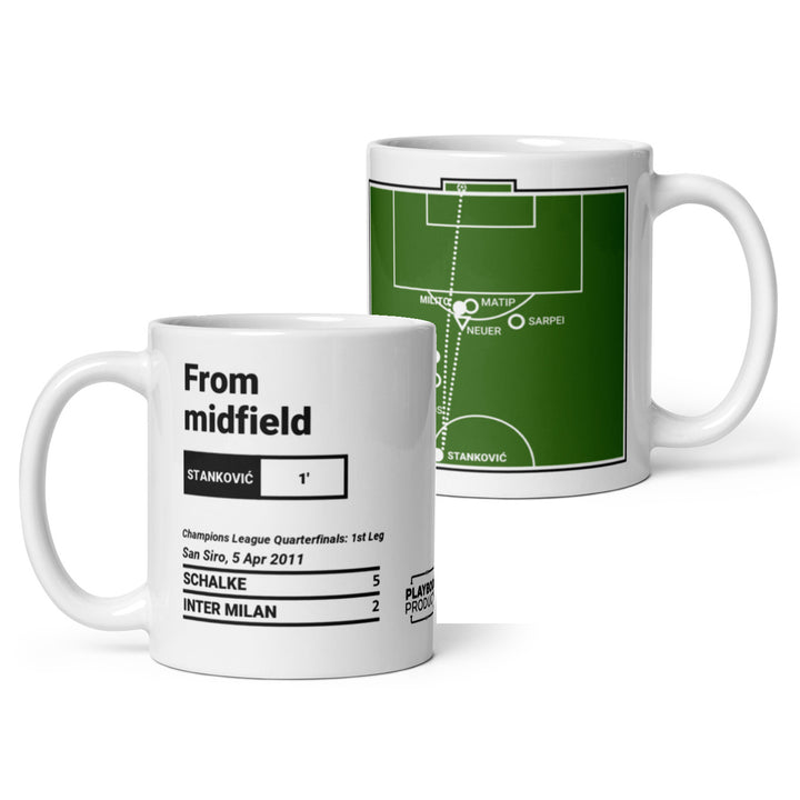 Inter Milan Greatest Goals Mug: From midfield (2011)