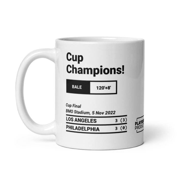 Greatest Los Angeles FC Goals Mug: Cup Champions! (2022)