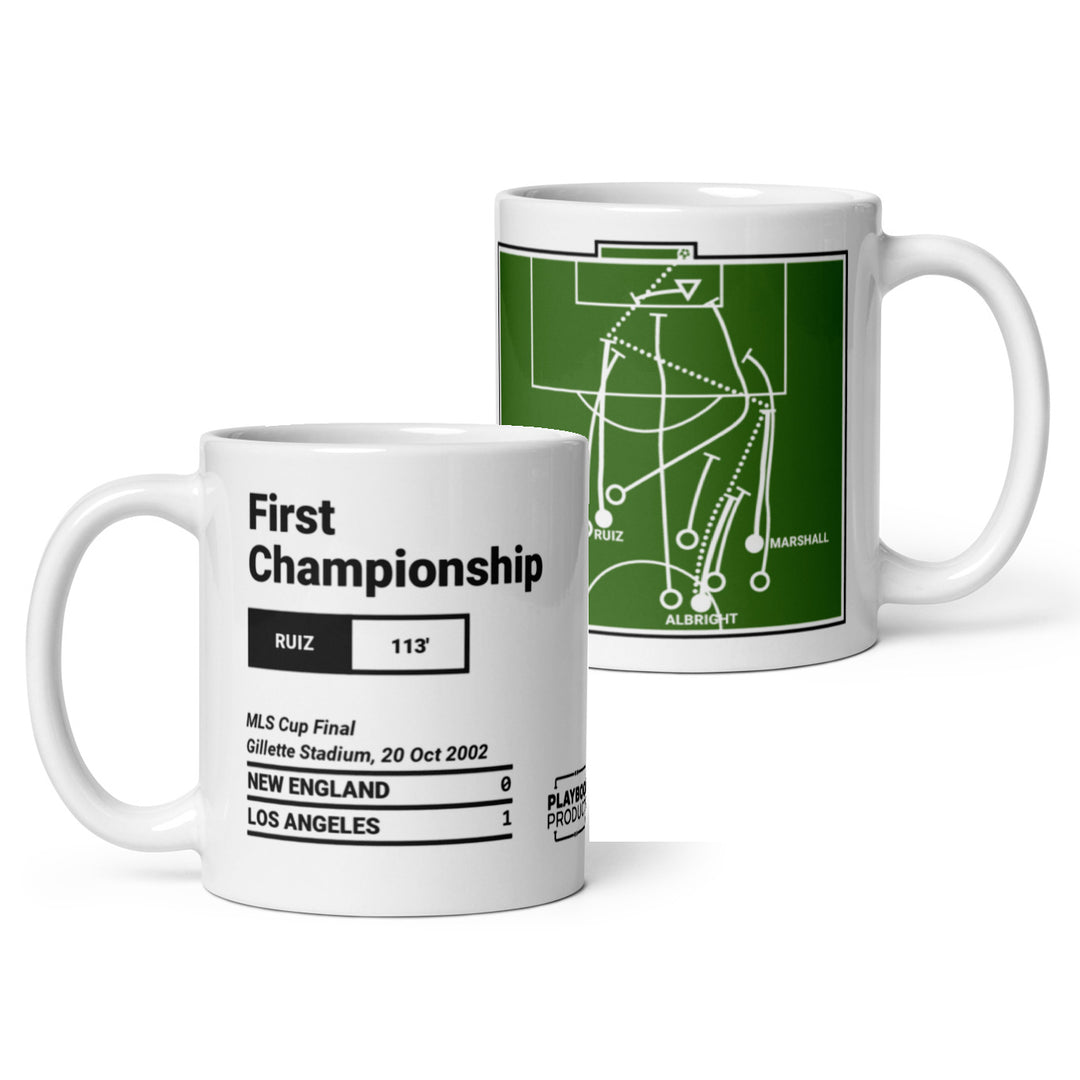 Greatest LA Galaxy Goals Mug: First Championship (2002)