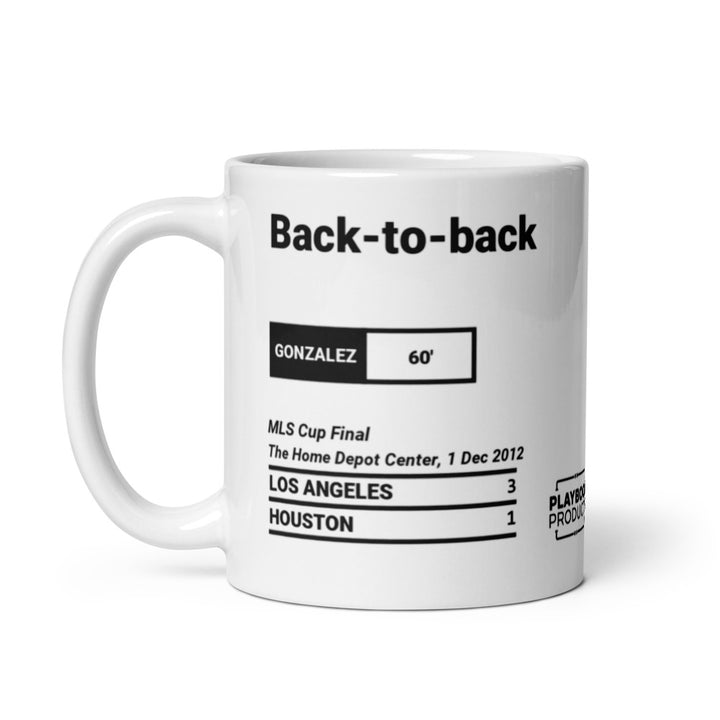 Greatest LA Galaxy Goals Mug: Back-to-back (2012)