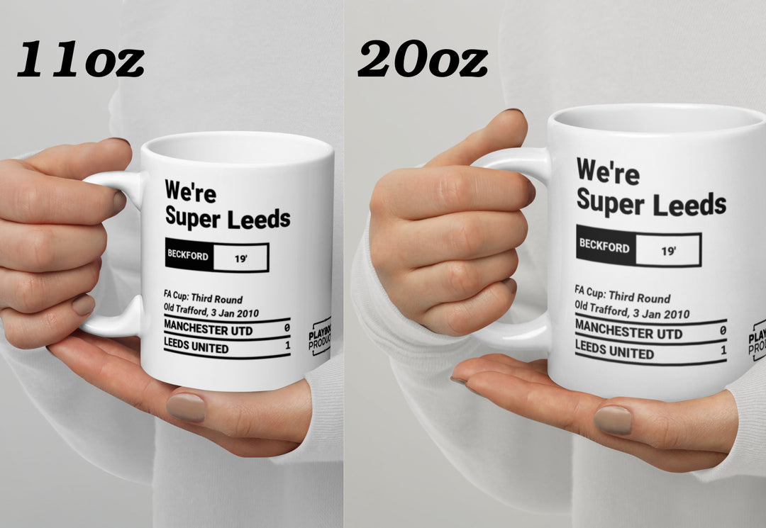 Leeds United Greatest Goals Mug: We're Super Leeds (2010)