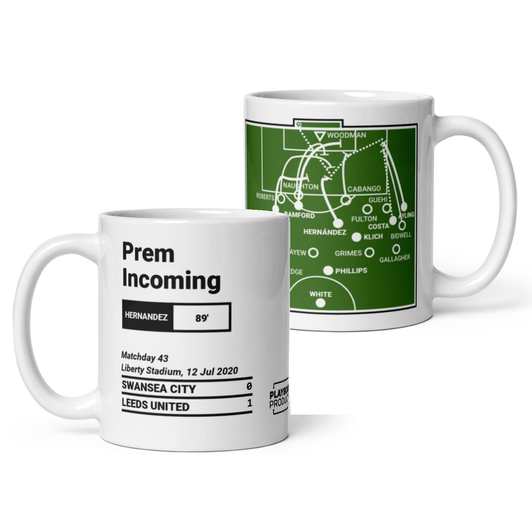 Leeds United Greatest Goals Mug: Prem Incoming (2020)