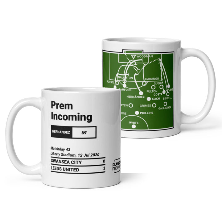 Leeds United Greatest Goals Mug: Prem Incoming (2020)