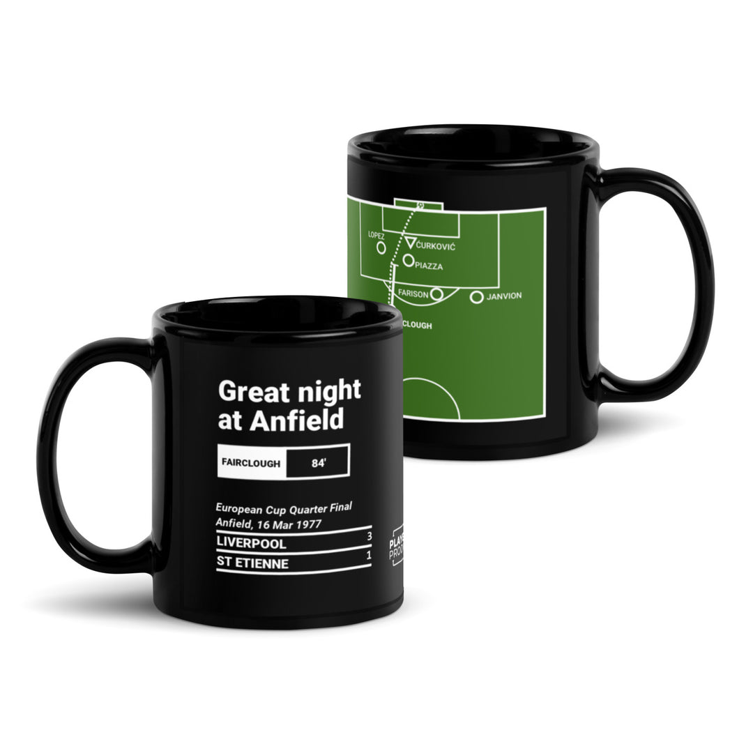 Liverpool Greatest Goals Mug: Great night at Anfield (1977)