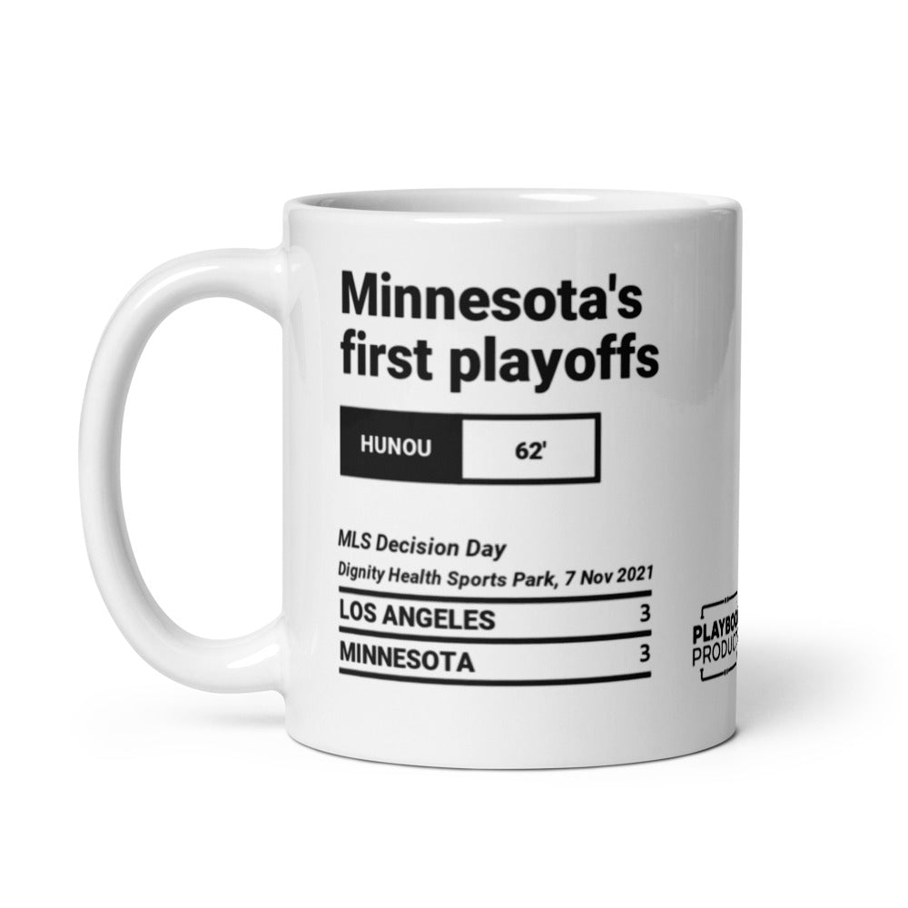 Minnesota United Greatest Goals Mug: Minnesota's first playoffs (2021)