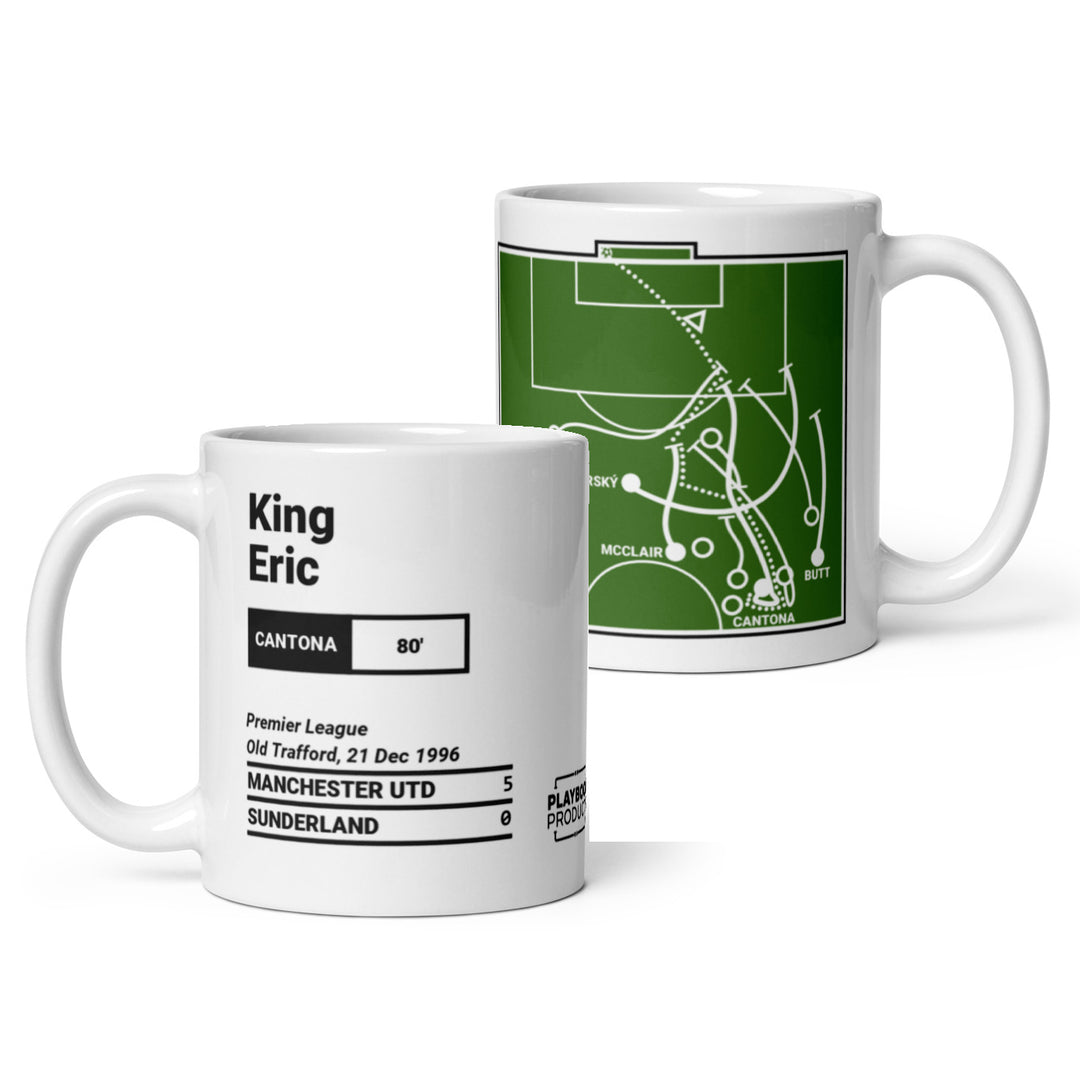 Manchester United Greatest Goals Mug: King Eric (1996)