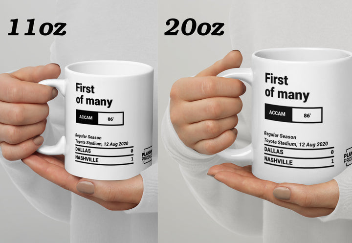 Greatest Nashville Goals Mug: First of many (2020)