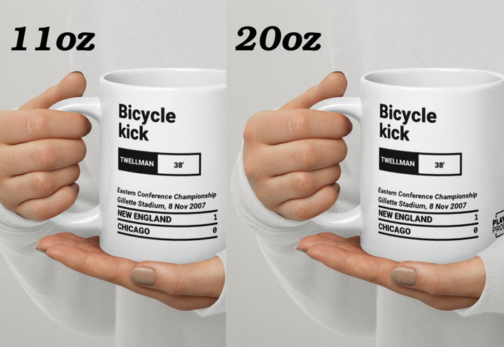New England Revolution Greatest Goals Mug: Bicycle kick (2007)
