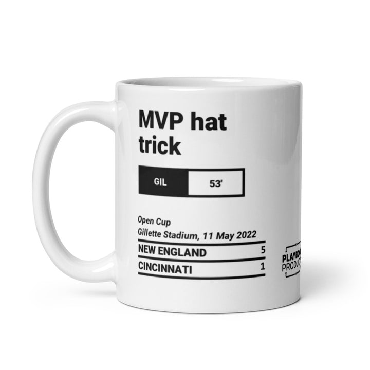 New England Revolution Greatest Goals Mug: MVP hat trick (2022)