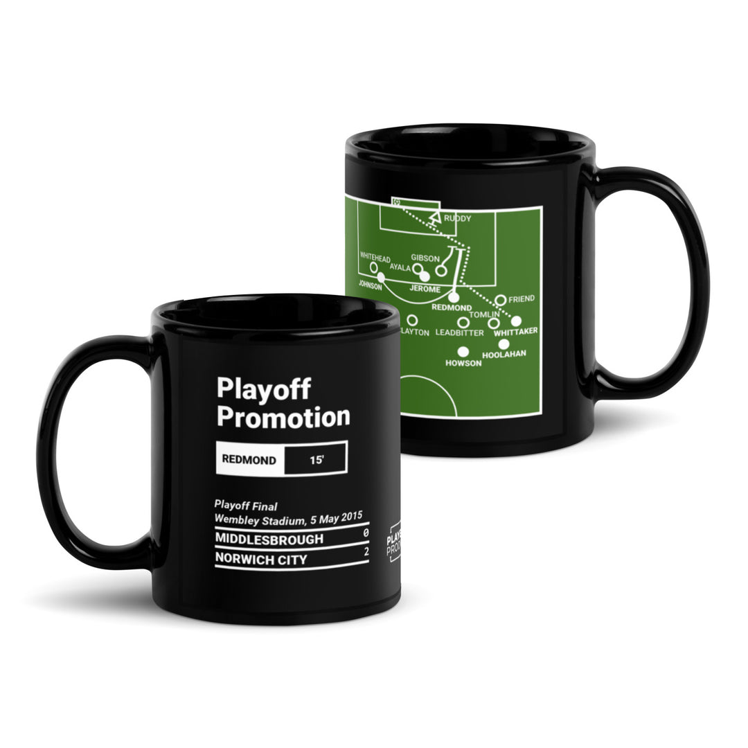 Norwich City Greatest Goals Mug: Playoff Promotion (2015)