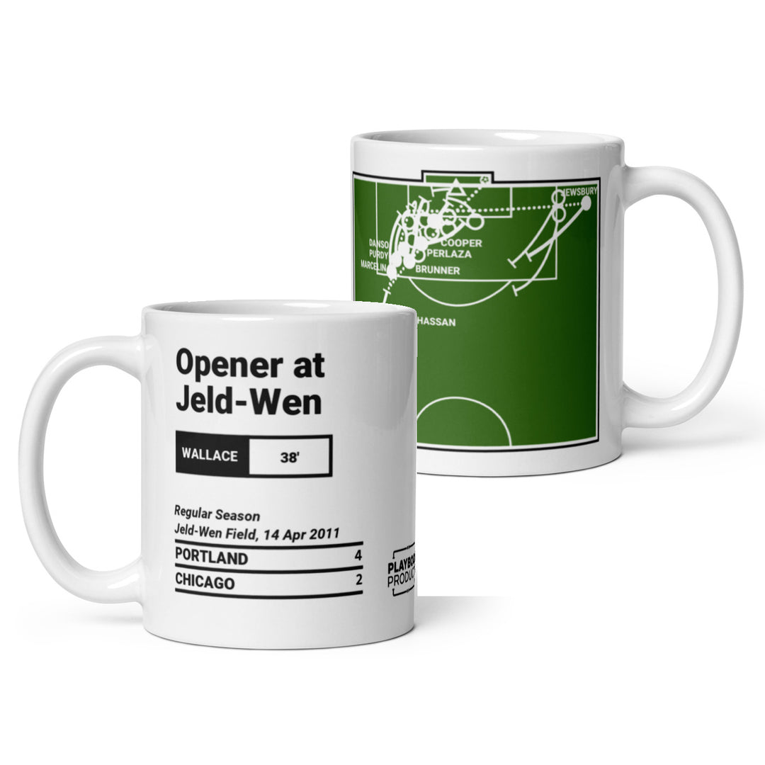 Greatest Portland Timbers Goals Mug: Opener at Jeld-Wen (2011)