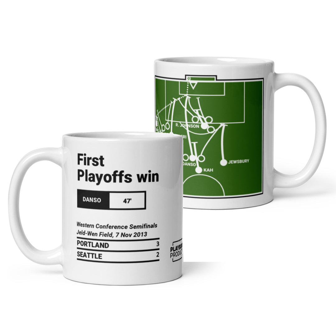 Greatest Portland Timbers Goals Mug: First Playoffs win (2013)