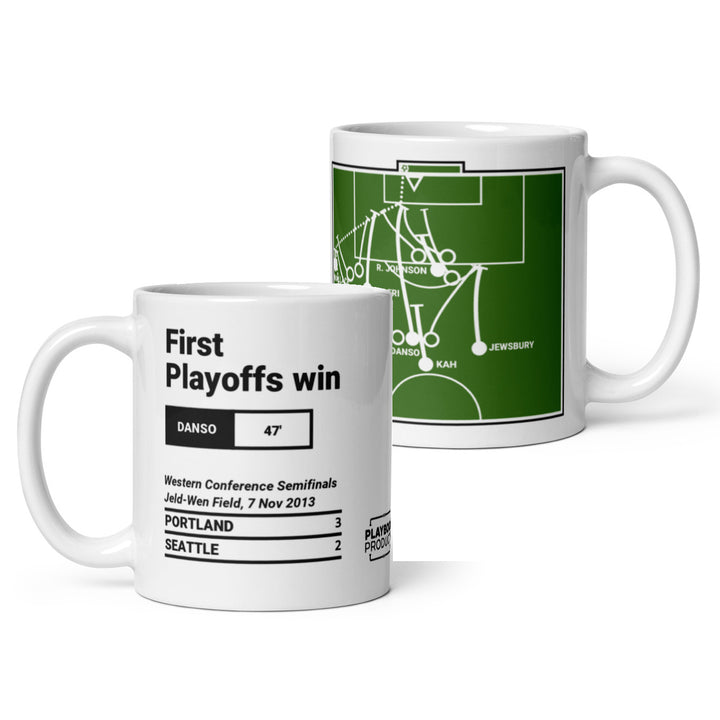 Greatest Portland Timbers Goals Mug: First Playoffs win (2013)