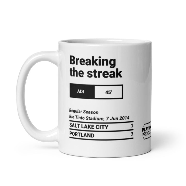 Greatest Portland Timbers Goals Mug: Breaking the streak (2014)