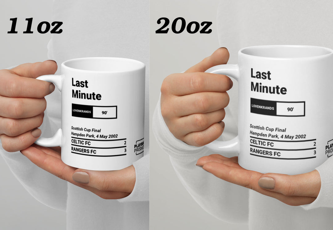 Rangers FC Greatest Goals Mug: Last Minute (2002)