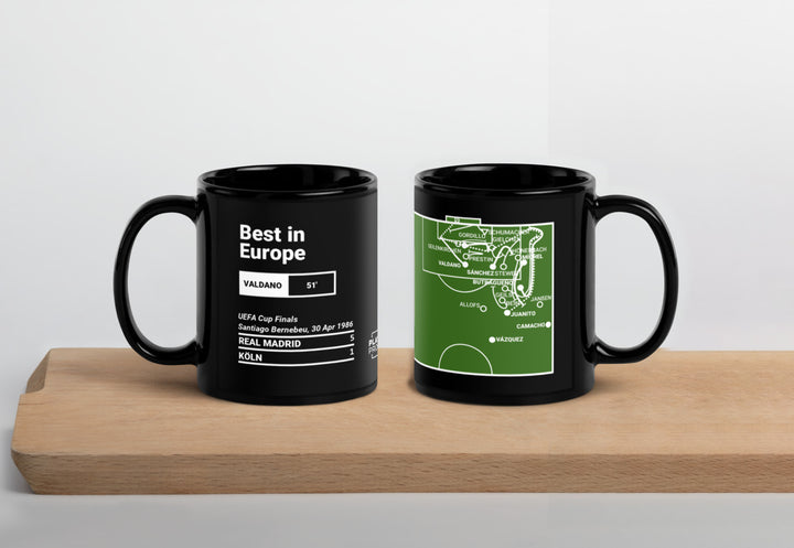 Real Madrid Greatest Goals Mug: Best in Europe (1986)