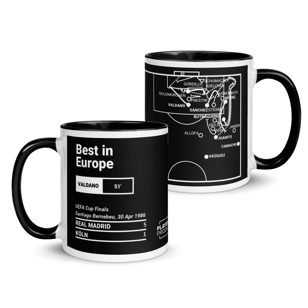 Real Madrid Greatest Goals Mug: Best in Europe (1986)