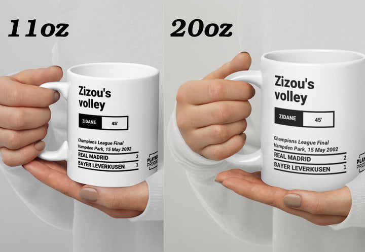 Real Madrid Greatest Goals Mug: Zizou's volley (2002)