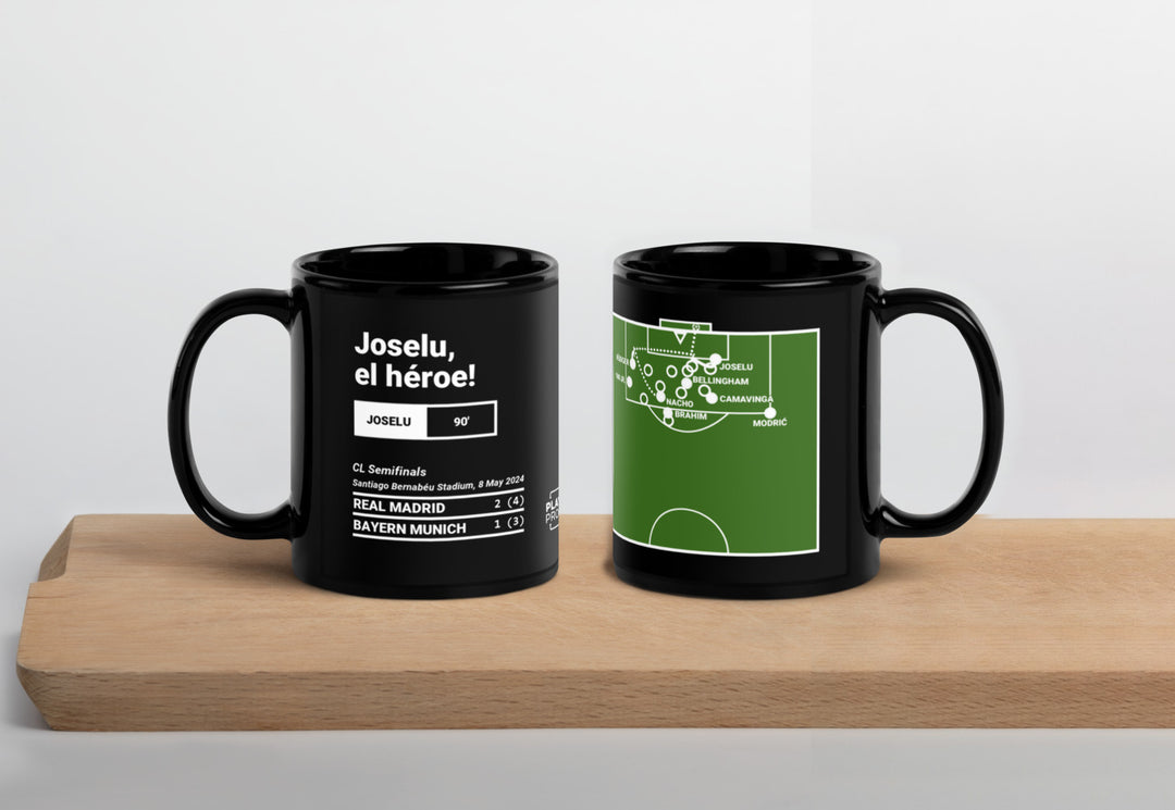 Real Madrid Greatest Goals Mug: Joselu, el héroe! (2024)