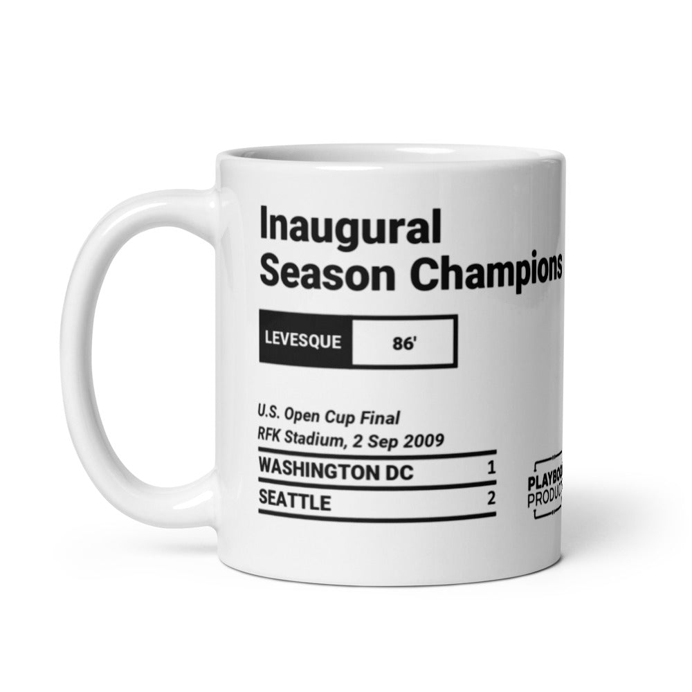 Greatest Seattle Sounders Goals Mug: Inaugural Season Champions (2009)