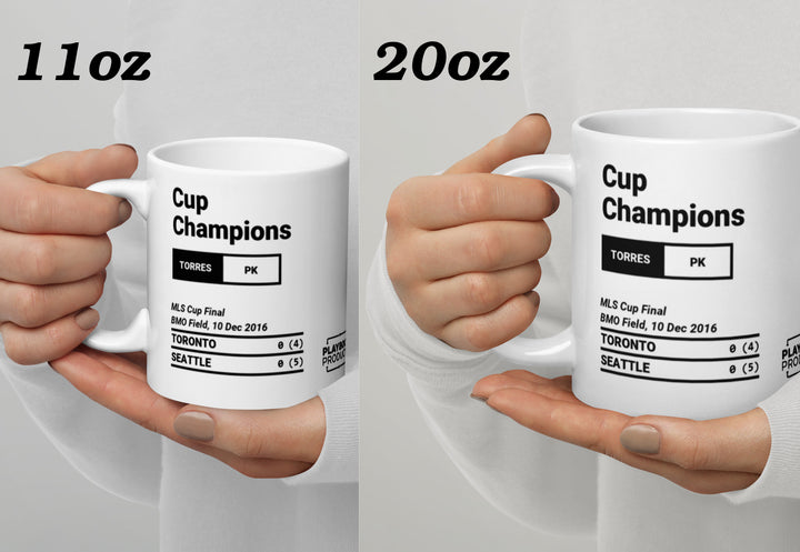 Greatest Seattle Sounders Goals Mug: Cup Champions (2016)