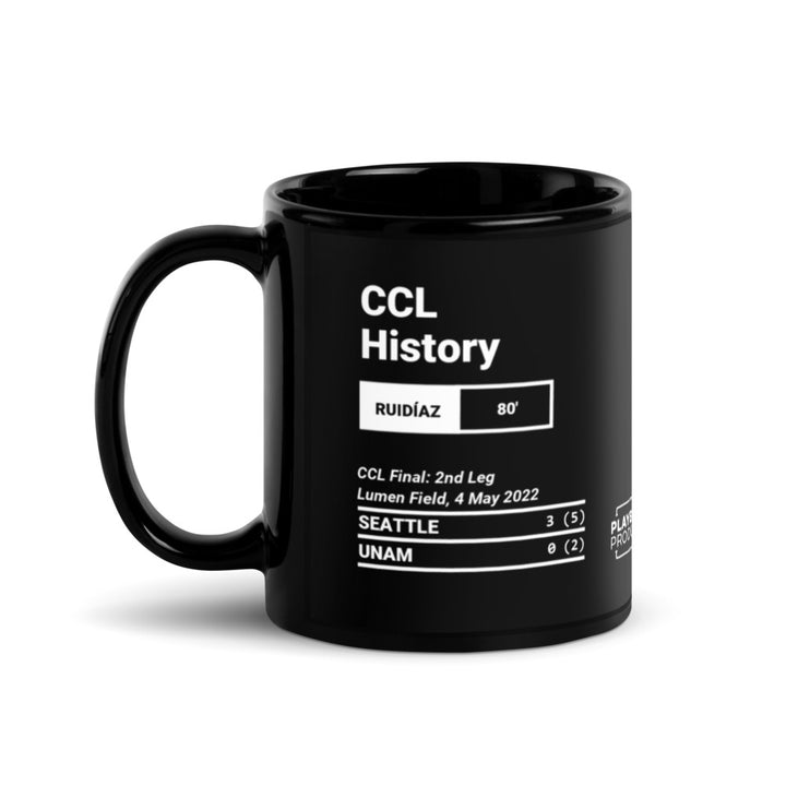 Greatest Seattle Sounders Goals Mug: CCL History (2022)
