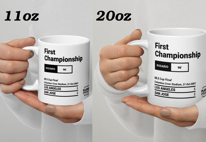 Greatest San Jose Earthquakes Goals Mug: First Championship (2001)